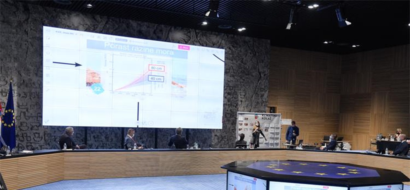 Članovima Vlade predstavljen "Klimatski kolaž" 